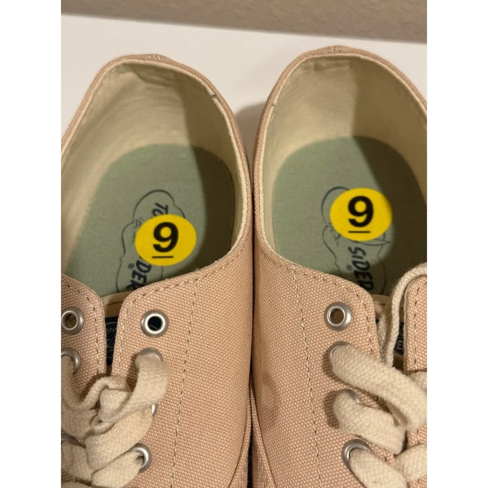 Sperry Top-Sider CVO Mens Canvas Sneakers Tan Beige Low Top Deck Shoes 9